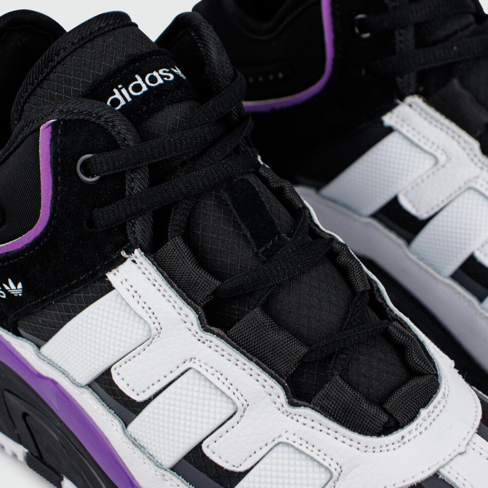 кроссовки Adidas Niteball White / Purple Winter