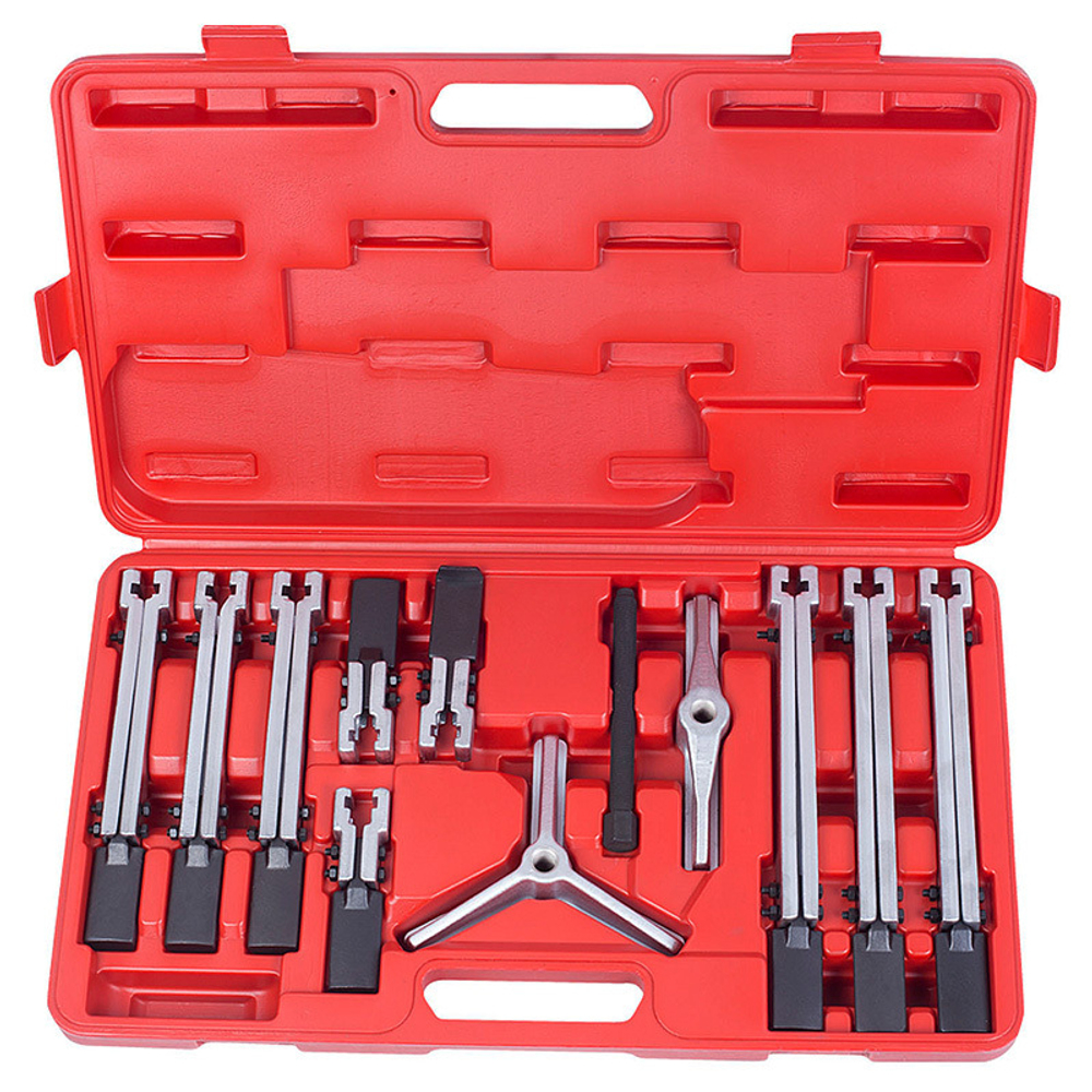 МАСТАК (104-12012C) Съемник подшипников с набором лапок, кейс, 12 предметов