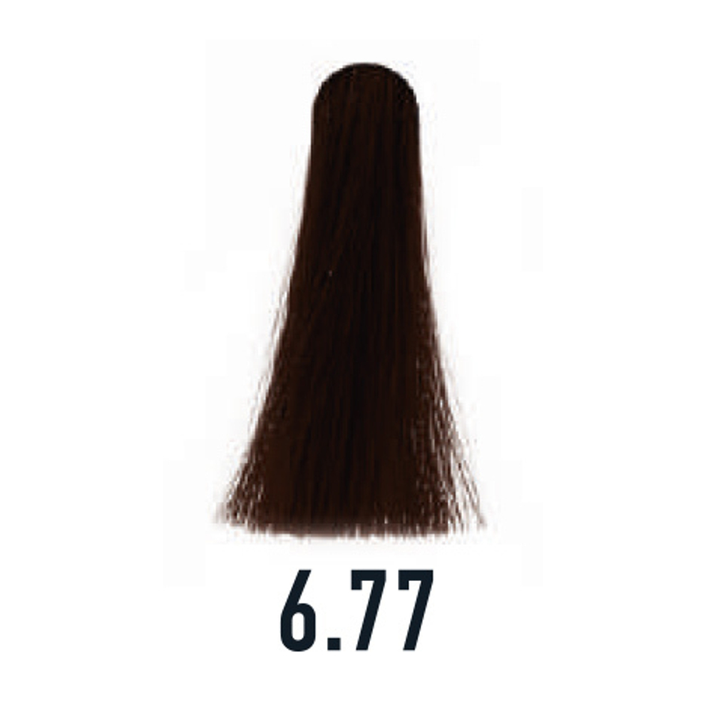 6.77 крем-краска ICE Permanent темный блонд шоколадный интенсивный - 100 мл.