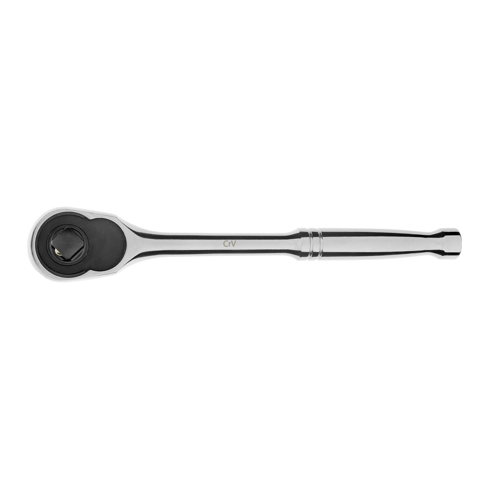 Ключ-трещотка 1/2", CrV, 120 зубьев, цельнометаллический, хром Gross