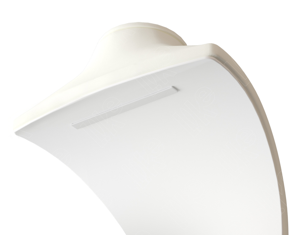 Бюст объемный изогнутый серия Романc/ф.№5 (резинка)/Н-200 мм.