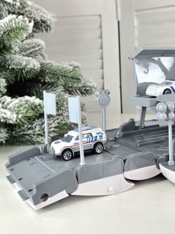 Игровой набор Парковка "Гонки" 2в1 свет/звук (200503277)