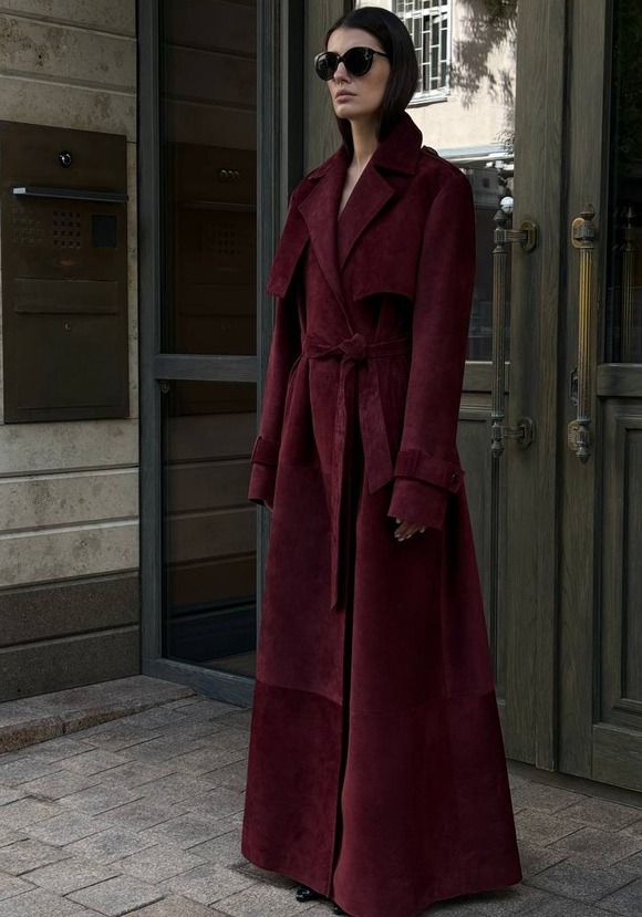 Кожаные тренчи