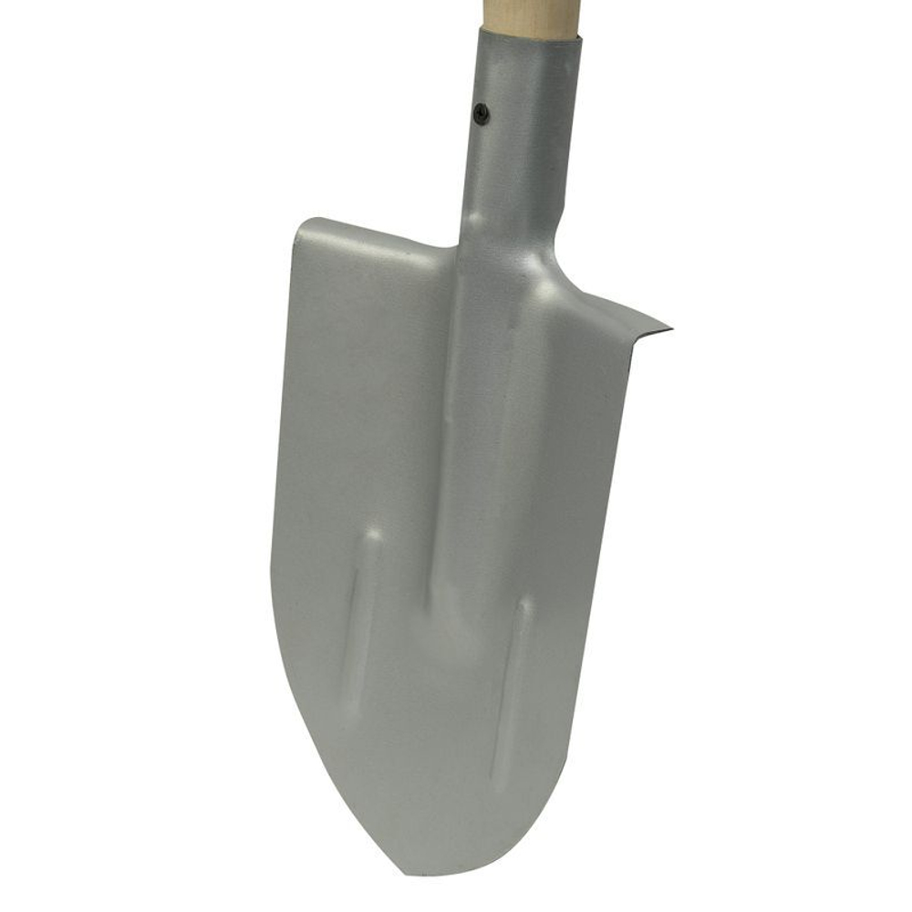 Лопата штыковая с ребрами жесткости с черенком