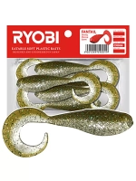 Мягкая силиконовая приманка риппер-твистер Ryobi FANTAIL