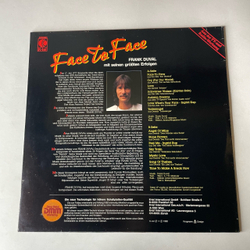 Винтажная виниловая пластинка LP Frank Duval Face To Face (Германия 1982)