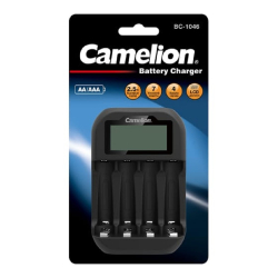 Зарядное устройство для батареек Camelion BC-1046 (Быстрое зарядное устр-во с индикацией, 4хАА, ААА)