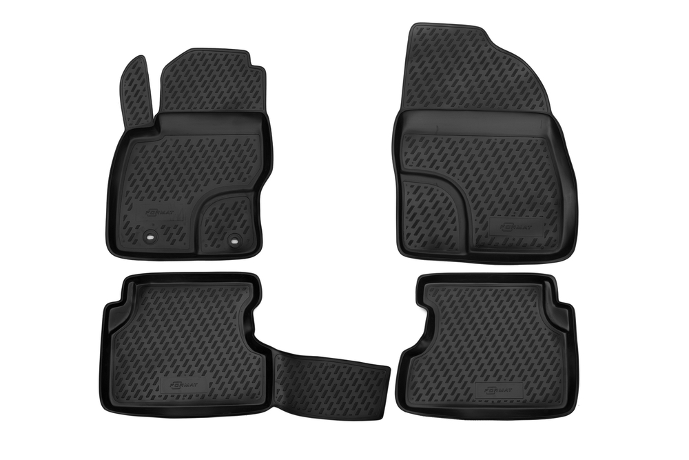 Коврики в салон подходит для FORD Focus (II, IIr), 2004-2011, 4 шт. (Повышенная устойчивость, повышенная износостойкость) FORMAT.FORMAT.S000.5