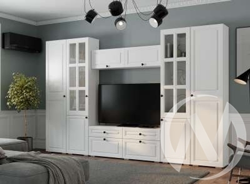 Тумба под ТВ ТБ-07 МС Софт (белый/эмаль белая F26)