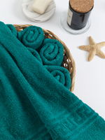 Полотенце махровое, г/к, 70х140, арт. ВТ 70-140Г, 380 гр/м2, цвет: 507-темно-зеленый,