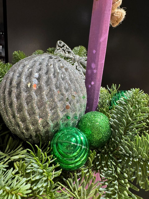 Композиция "Изумруд и рубин"