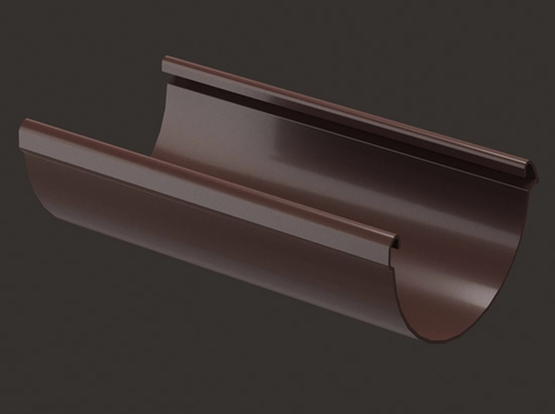 Водосточный желоб Деке Люкс ПВХ Шоколад