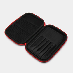 Пенал Машина школьный в школу для мальчиков с 3д рисунком на молнии,  черный