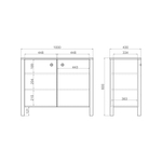 Комод BERGEN BG060