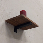 Настенные полки из натурального дерева в стиле Лофт