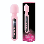 Вибромассажер 10 режимов вибрации розовый 17 см