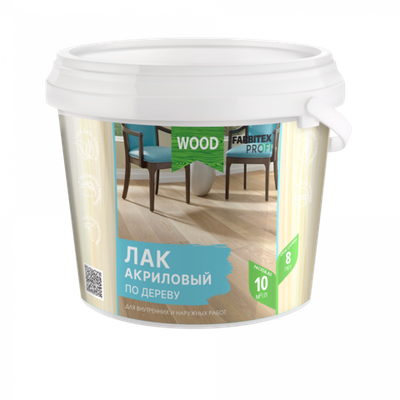 Лак акриловый  универсальный  по дереву  0,9 л  FARBITEX PROFI  WOOD