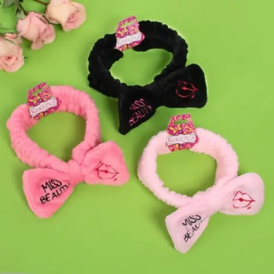 Повязка на голову «Кокетка - Miss Beauty», микс 4 цвета, 6,5*16см