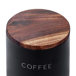 Банка керамическая для хранения кофе, 650 мл, черная