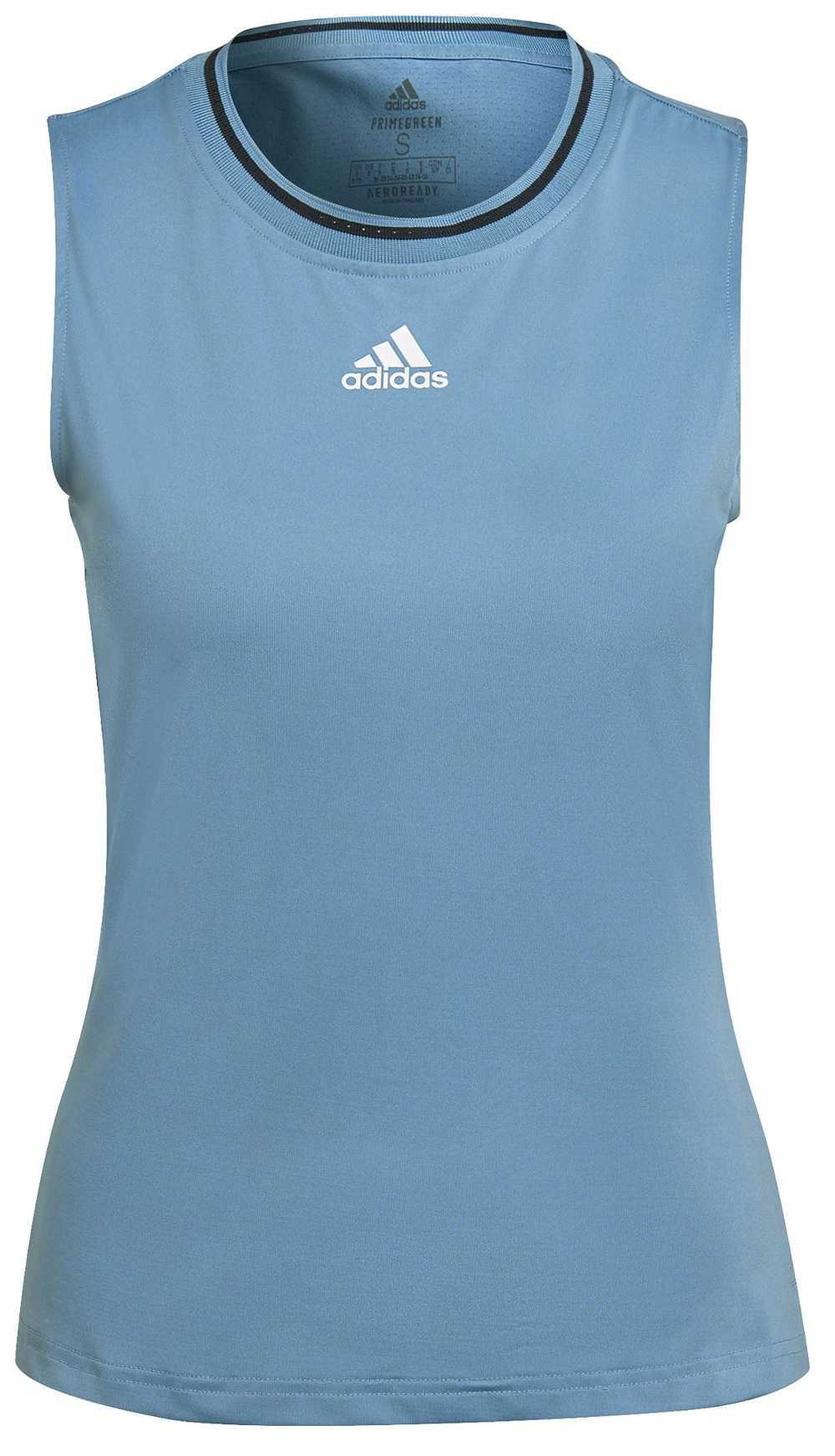 Женский топ теннисный Adidas Match Tank Top W - hazy blue/white