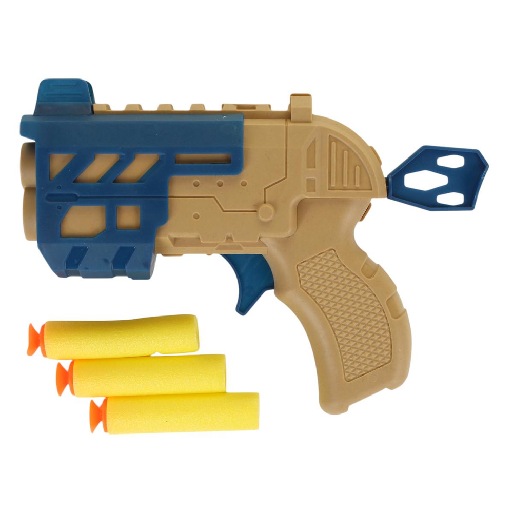 Пистолет с мягк.пулями, пакет 301-3