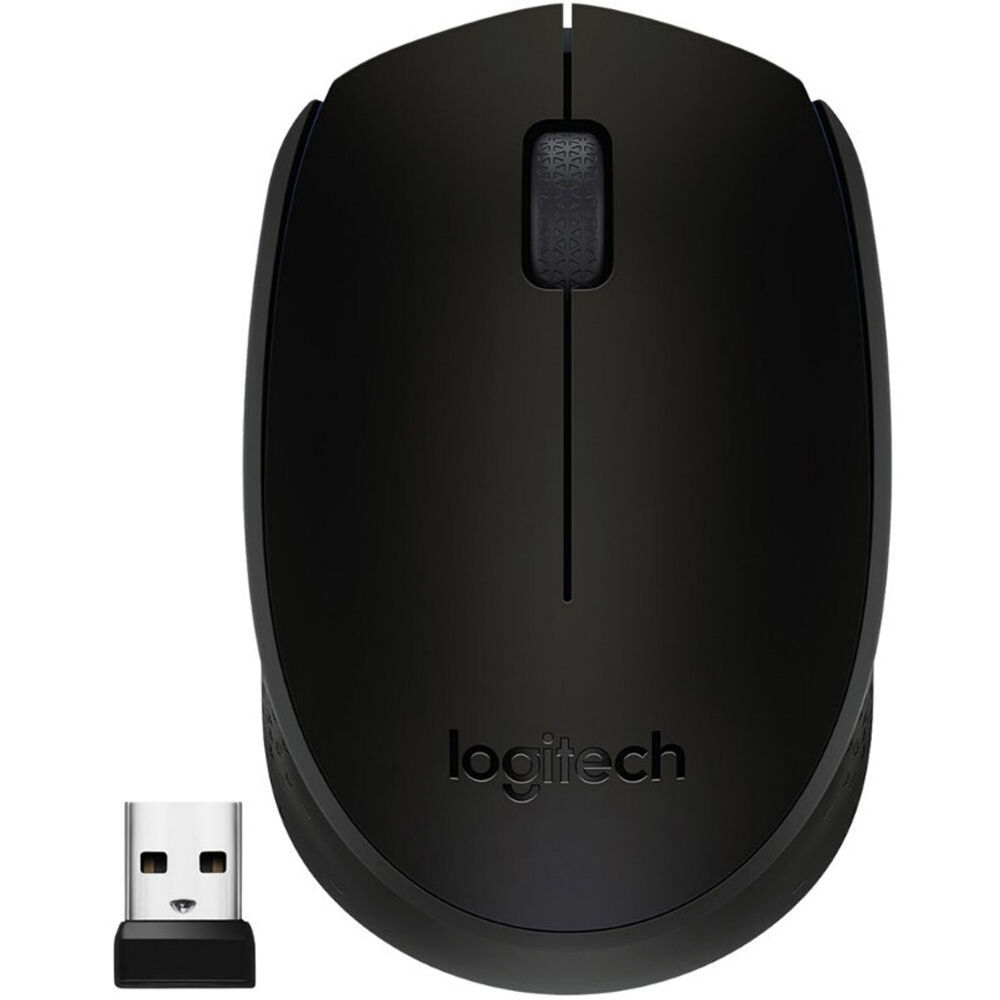 Мышь Logitech M170 Wireless 2.4 GHz, Black