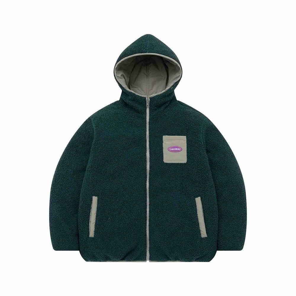 Куртка Ymkashix двухсторонняя зеленая