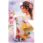 Заколка - краб для волос «AKS-EMPIRE», треугольник, цвет микс 6 цветов, 4,5*3см