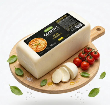 Продукт белковый Моцарелла Пицца CooКing 45%, 2.6 кг, Беларусь