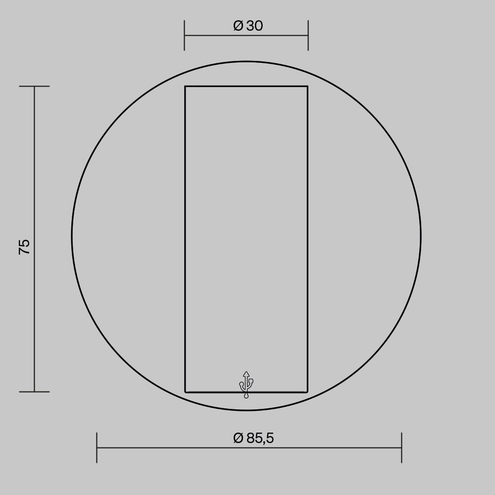 Настенный светильник (бра) Maytoni C081WL-L3WBS3K