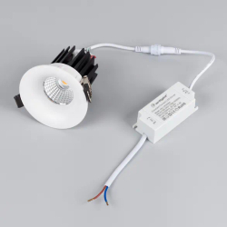 Светильник MS-FOGGY-BUILT-R86-10W Warm3000 (WH, 60 deg, 230V) (Arlight, IP54 Металл, 5 лет) 044623