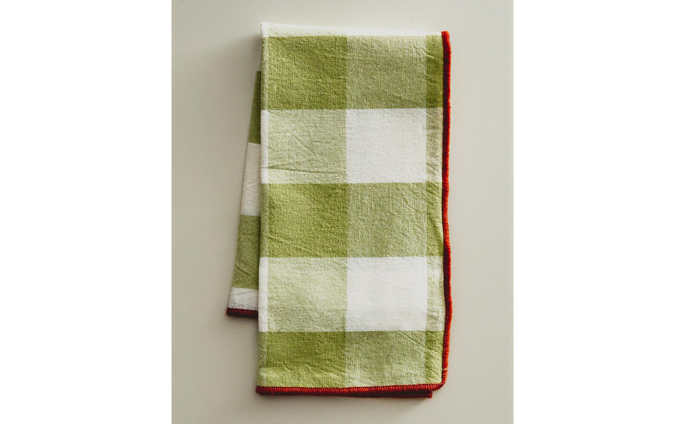 Zara Home столовая салфетка из хлопка, клетка, 45 45 см (комплект 2 шт.) · 7250/022