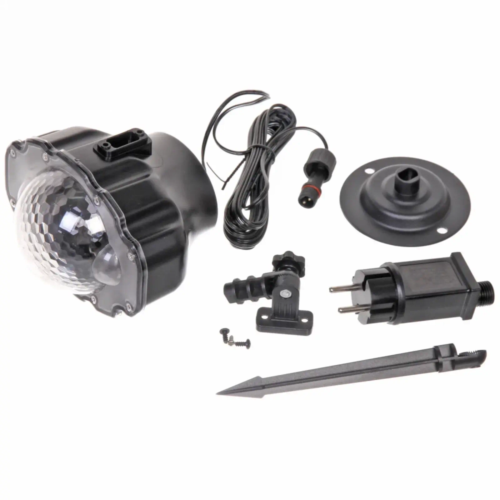 Проектор уличный светодиодный «Падающие снежинки» (220V)