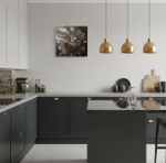 Настенные часы-картина из эпоксидной смолы подарочные