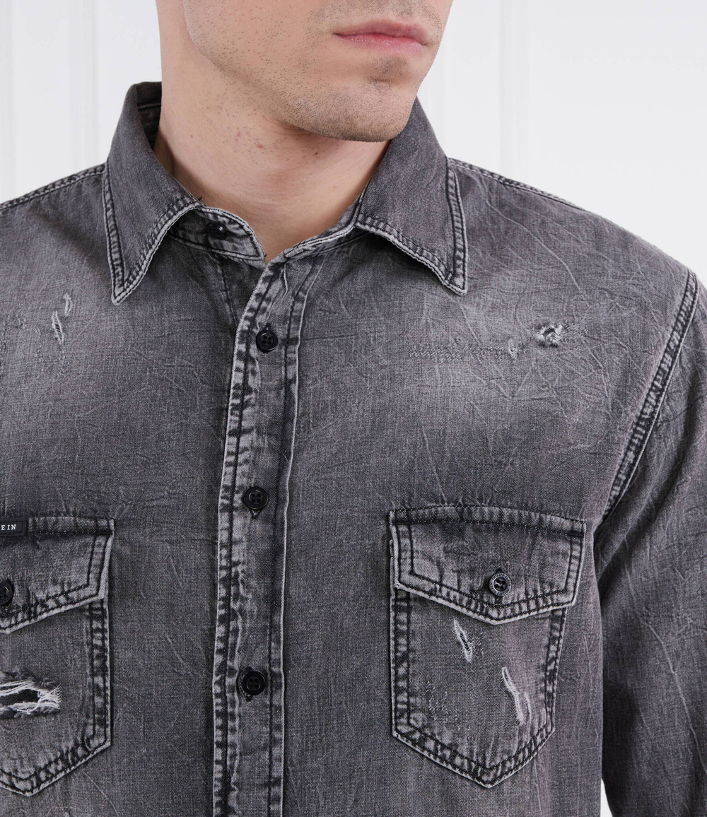 Рубашка Philipp Plein - графитовый (MDP0174 PDE004N)