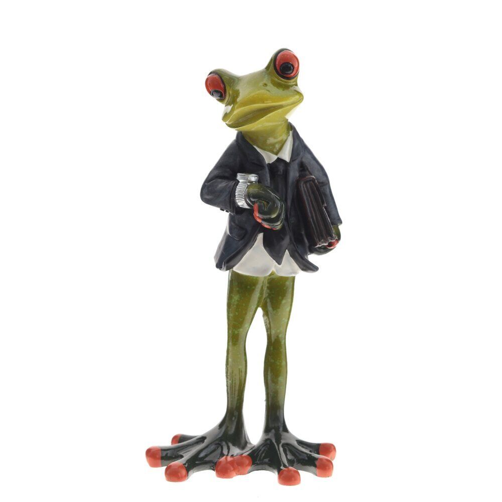 GAEM Фигурка декоративная "Лягушка", L8 W7 H16 см