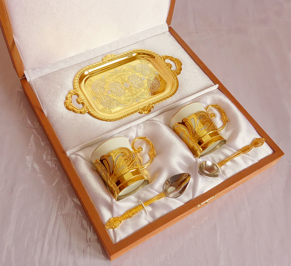 Кофейная пара Узорная