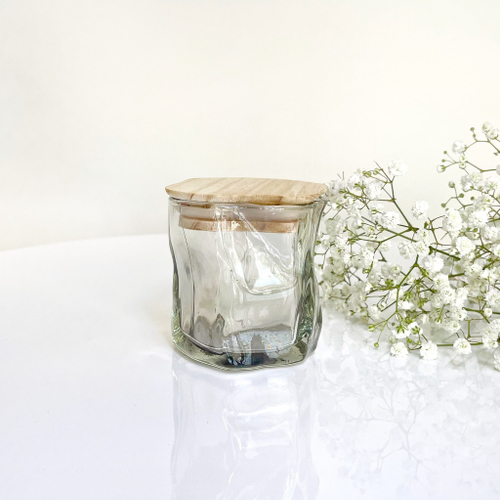 Стакан волна радужный черный