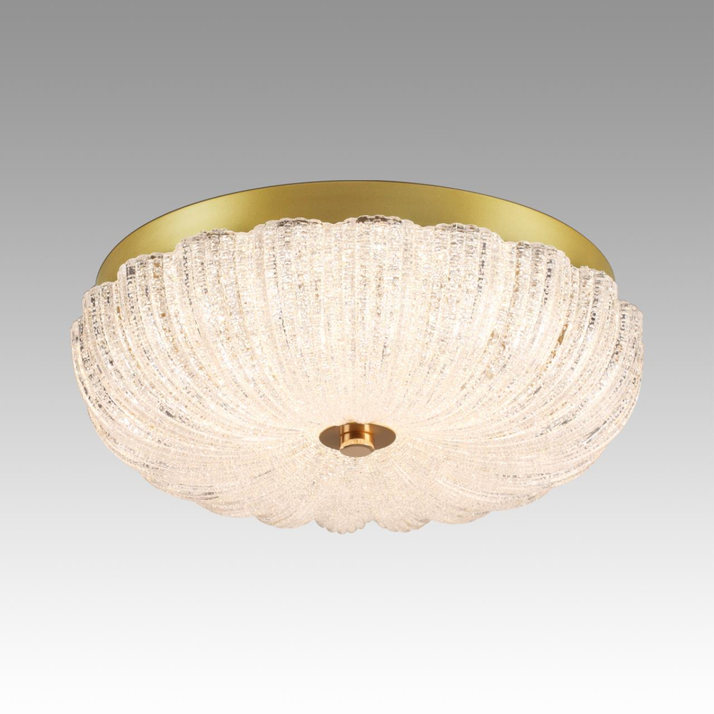 7719/36L PIKO LED SN 567 Светильник металл/стекло/прозрачный/золотой LED 36Вт 3000-6500K D300 IP20 пульт ДУ TESORO