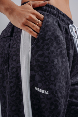 Брюки Baggy Leopard Sweatpants PRIMAL 865 Черный леопард