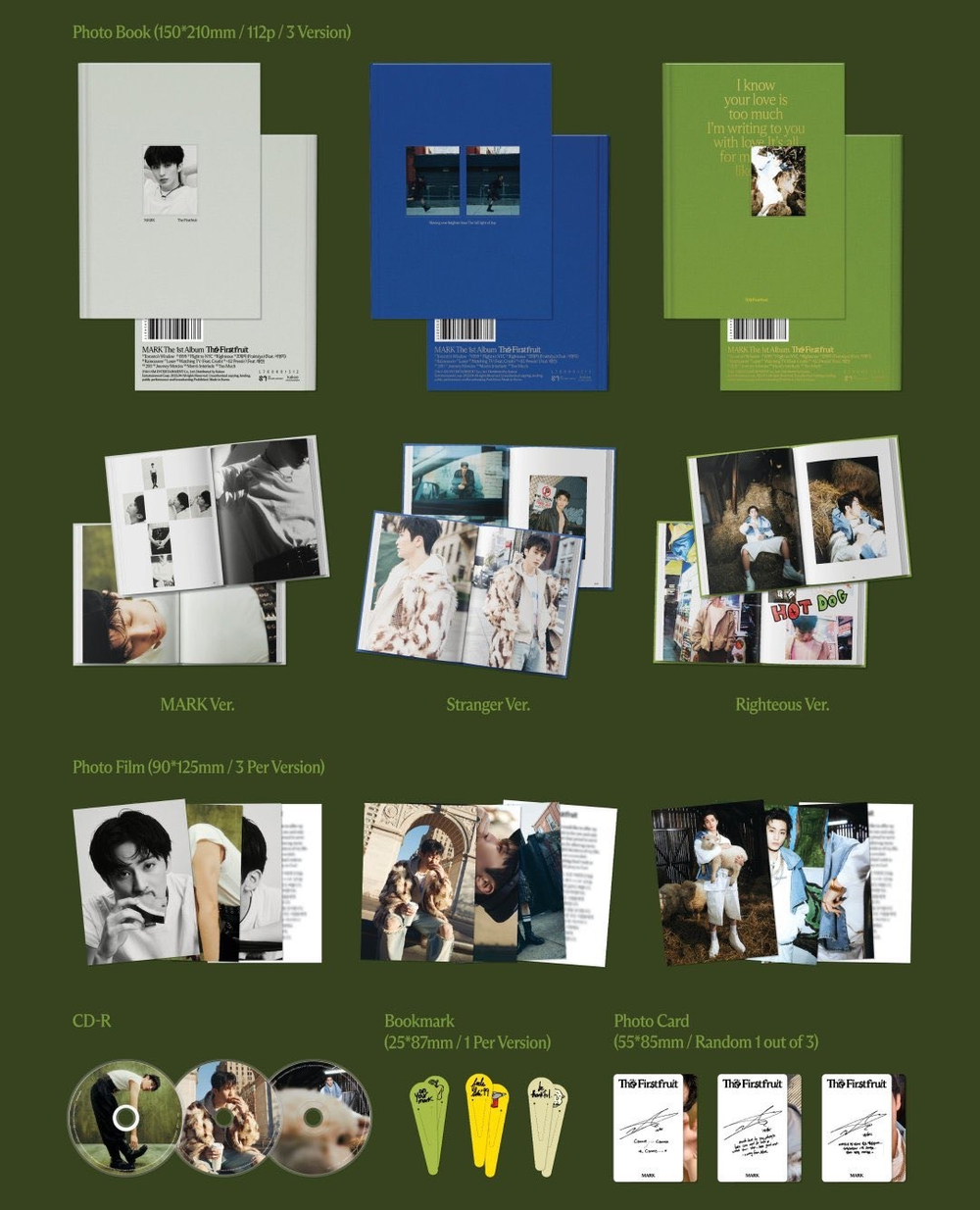 Альбом MARK - 1st Album [The Firstfruit] (Photobook Ver.)
