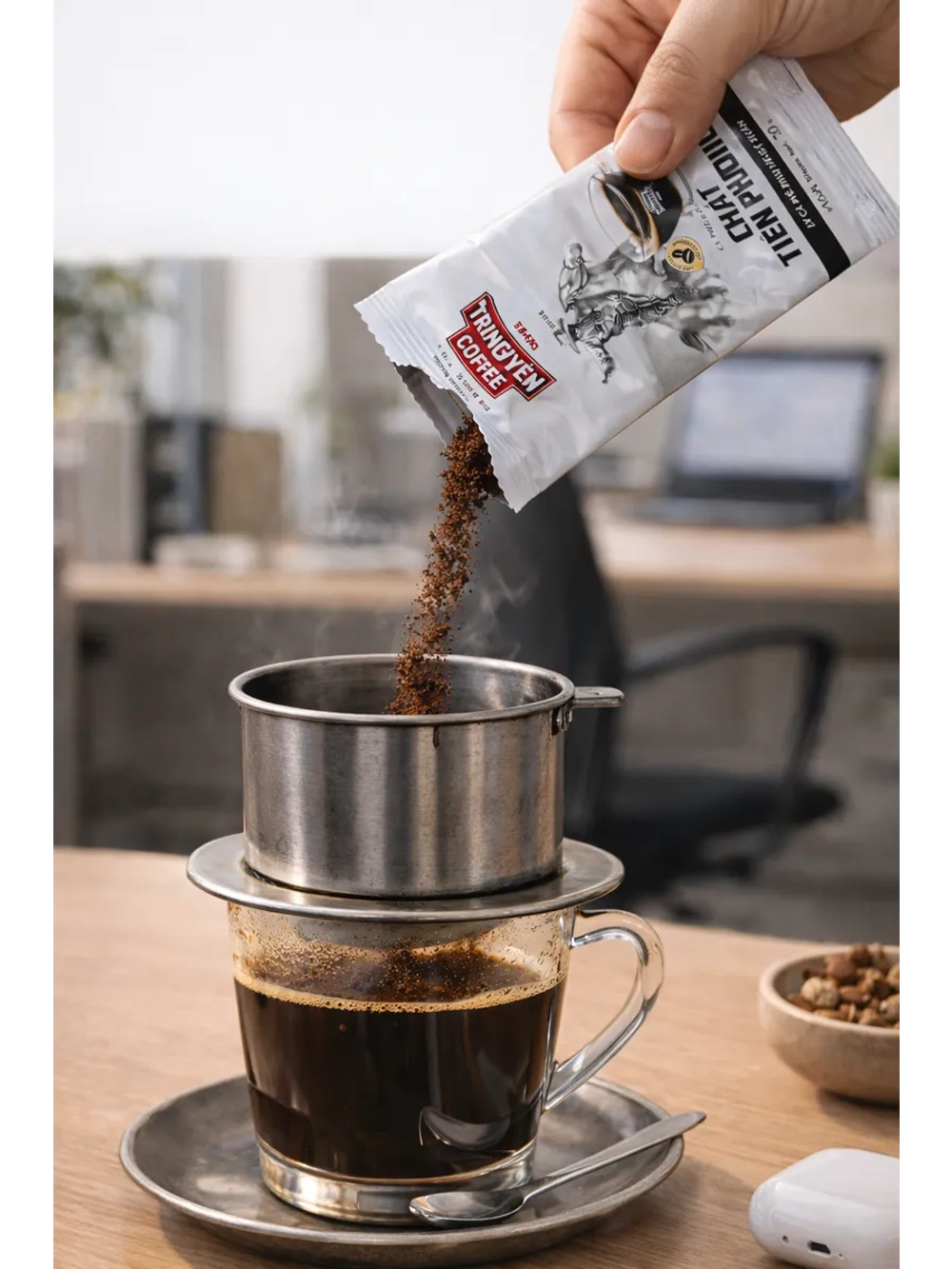 Набор для кофе по-вьетнамски Trailblazer 30пак. + фин 210мл