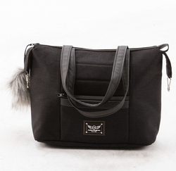 Детская коляска Adamex Marco 2 в 1 GA12 (ЧЕРН. ТК. + ЧЕРН.КОЖ.ОТД.)