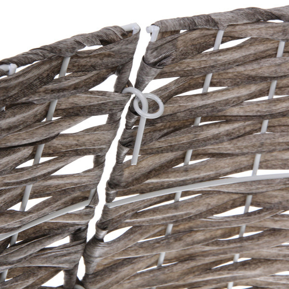 Декоративное основание для ёлки «Winter» d50*D65 см, h21см, Серый