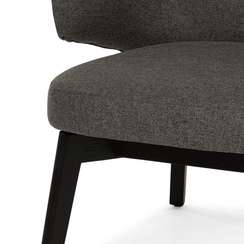 Кресло Terry Wood, серое