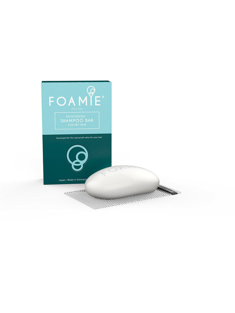 Твердый шампунь для сухих волос с алоэ FOAMIE Aloe Spa 83 гр
