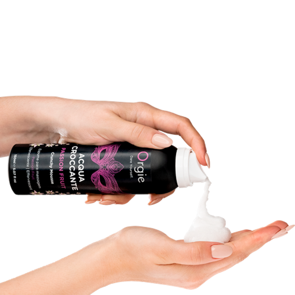 Хрустящая пенка для массажа Orgie Acqua Croccante Passion Fruit 150 мл