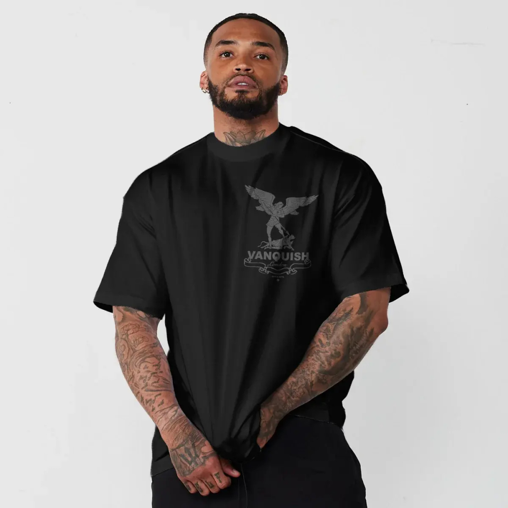 Футболка VANQUISH Revolve Saints Oversized T-Shirt Black