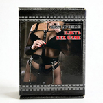 Плеть Sex Game черная замшевая