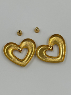 Серьги Сердечки Monet